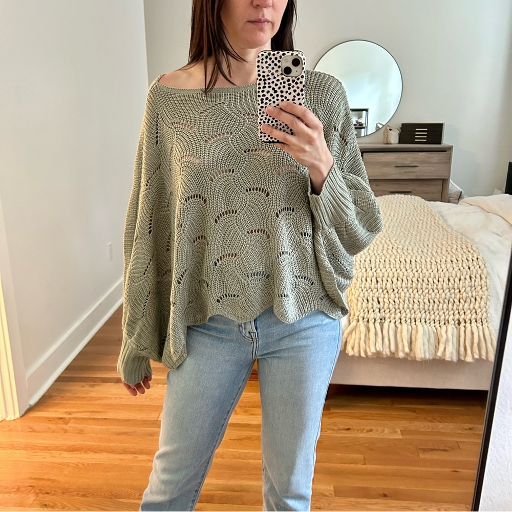Sage green sweater